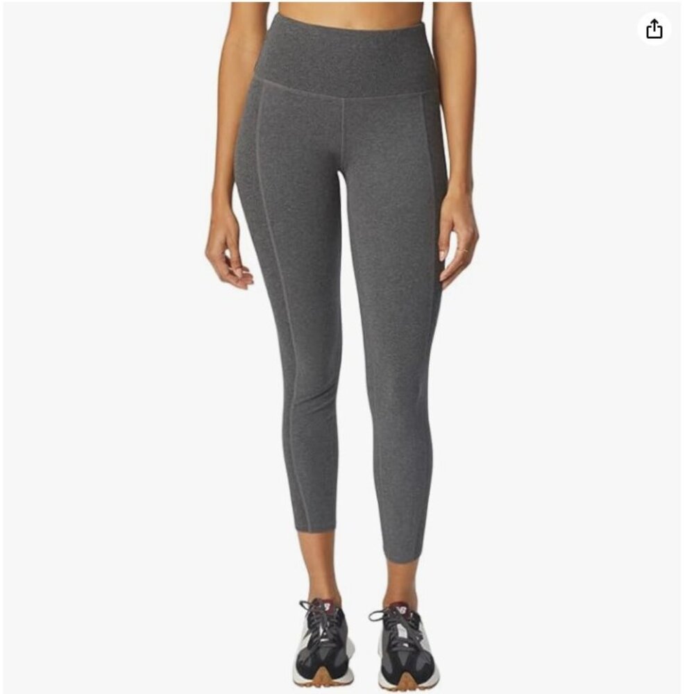 NWT Bandier x Sincerely Jules Sz 1X Meadow High Rise Legging Medium Heather Grey